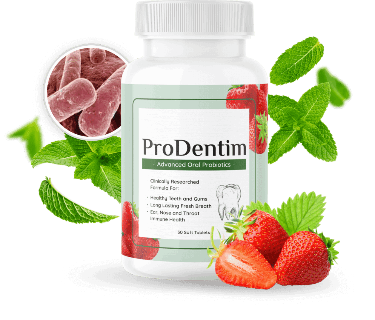 ProDentim oral probiotic supplement bottle
