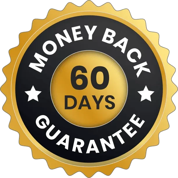 60 day money back guarantee badge
